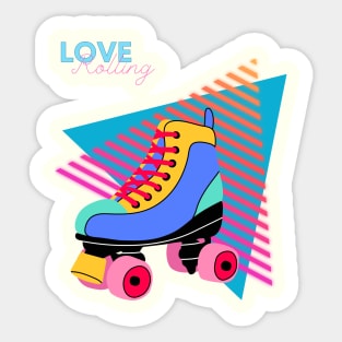 Love Rolling Sticker